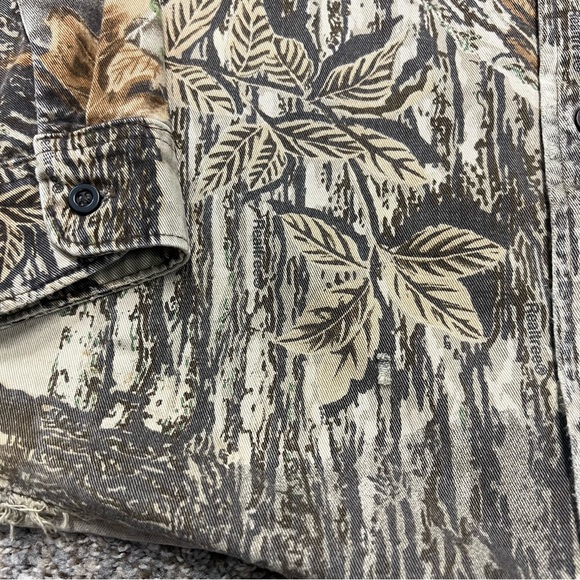 Vintage walls camo shirt mens XL Extra large long sleeve button up realtree - Picture 3 of 9